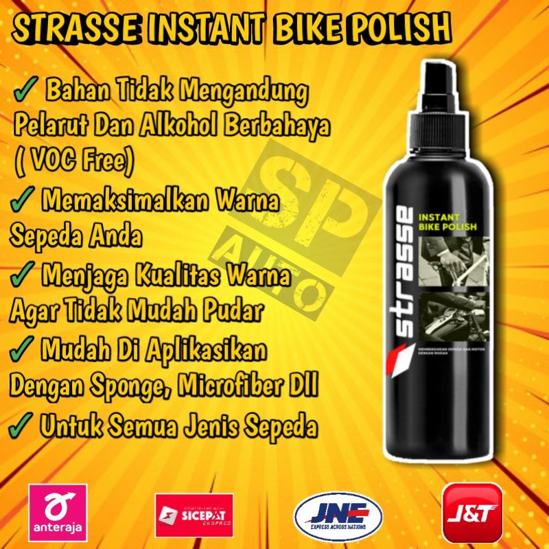 Cairan Poles Pengkilap Sepeda Instant Bike Polish Protection Pembersih Speda