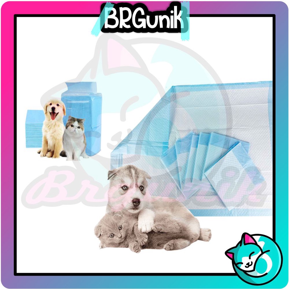 BRGUNIK Alas Pipis Pup Underpad Kucing Anjing Perlak Tatakan Pet Toilet Portable R589