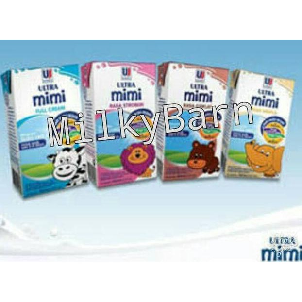 

BISA BAYAR DITEMPAT Susu Ultra Mimi 125 ml (1 dus) - Stroberi
