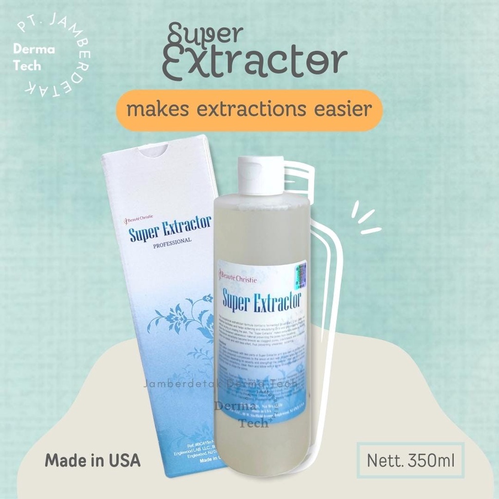 Super Extractor BEAUTE CHRISTIE Nose Black Head sebum removal Pelunak Komedo Pembersih Pori Sangat Ampuh comedo lotion