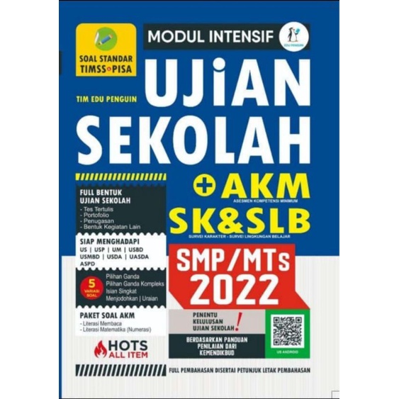 MODUL INTENSIF UJIAN SEKOLAH + AKM SMP/MTs 2022