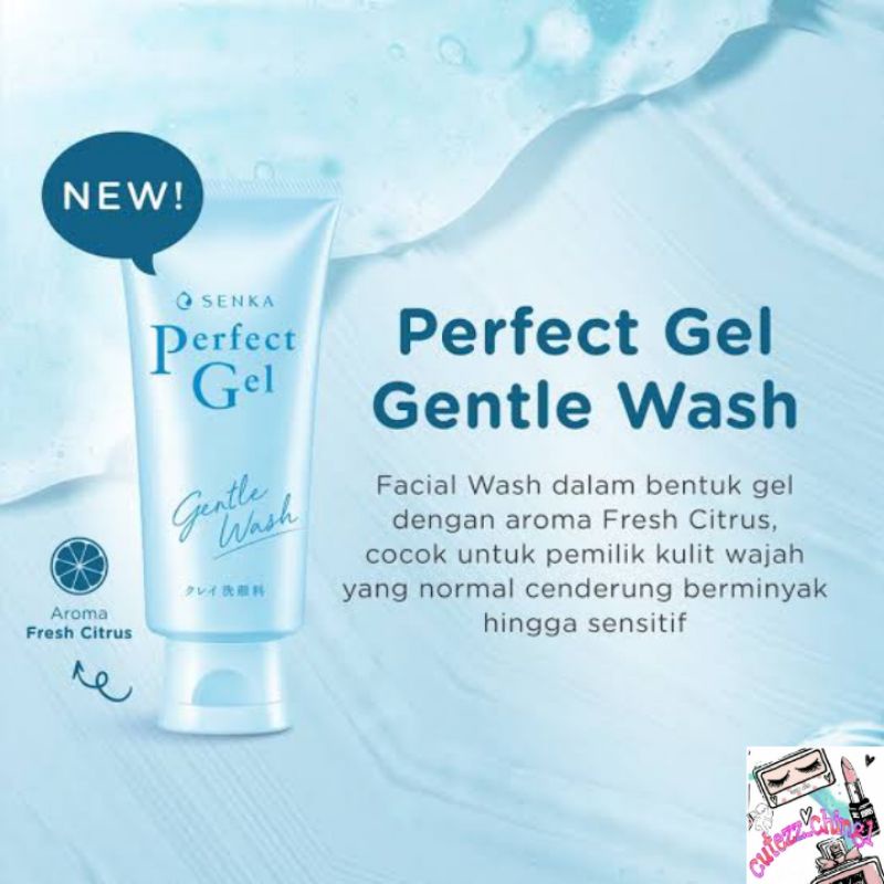 ☃️Cutezz_Ching1☃️Senka Perfect Gel Gentle Wash 100ml