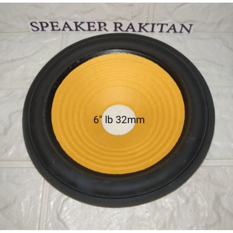Daun Speaker Subwoofer 6 inch KARET. 2pcs