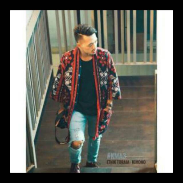 Cardigan kain tenun jepara etnic