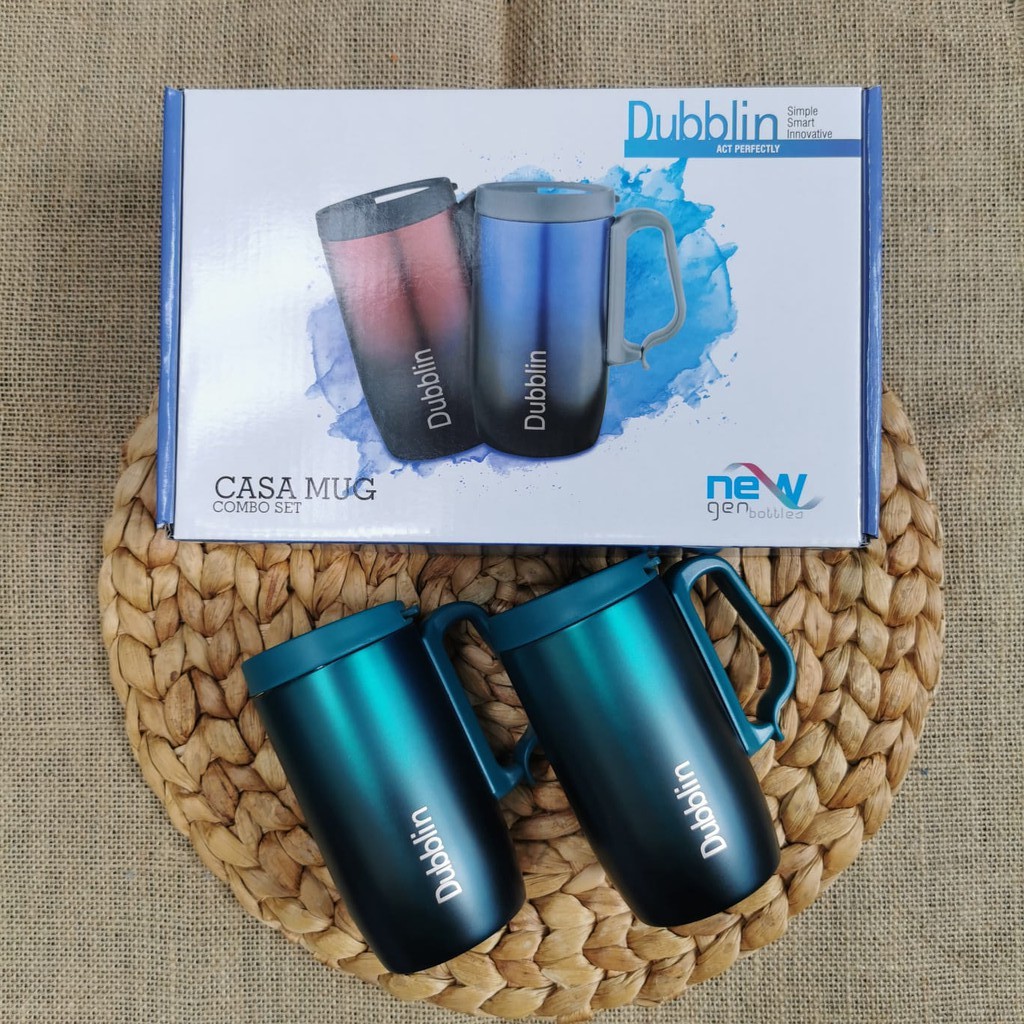 KUP - COD MURAH MUG CASA 270 ML UNTUK AIR PANAS COMBO SET