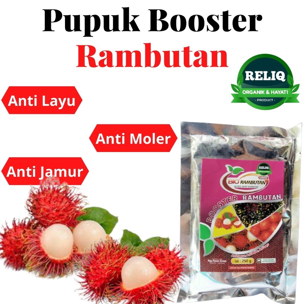 Pupuk Booster Rambutan, Pupuk Rambutan Cepat Berbuah, Pupuk Booster Hayati Tricoderma