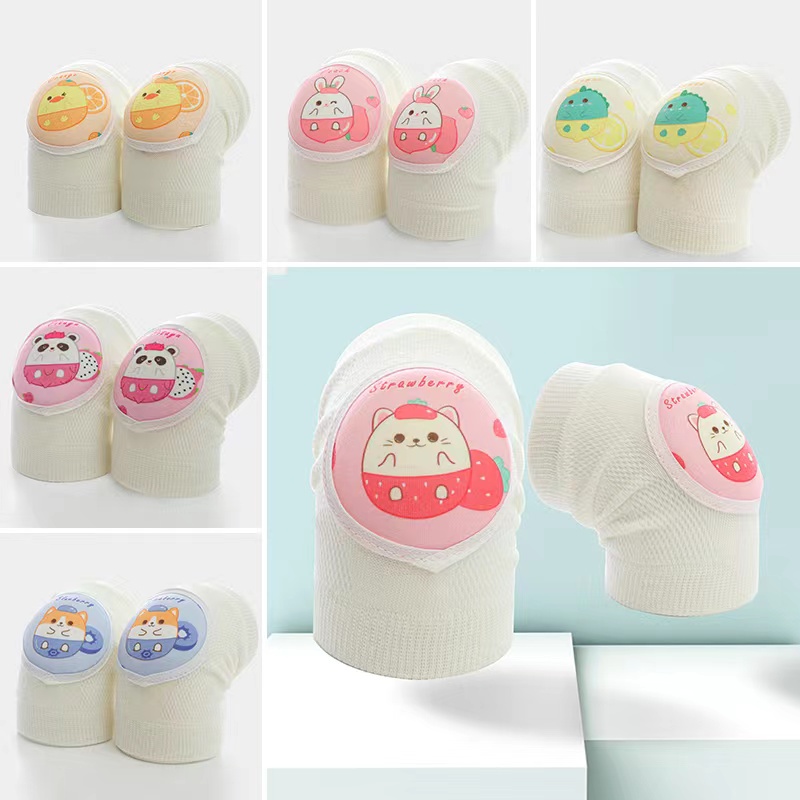 ❤️ 𝐃𝐤𝐢𝐝𝐬 ❤️ BS001 Pelindung Lutut Anak Bayi Anti Slip/Pelindung lutut bayi/Baby Kneepad/Knee Protector Kaos Kaki/Alas lutut bayi merangkak