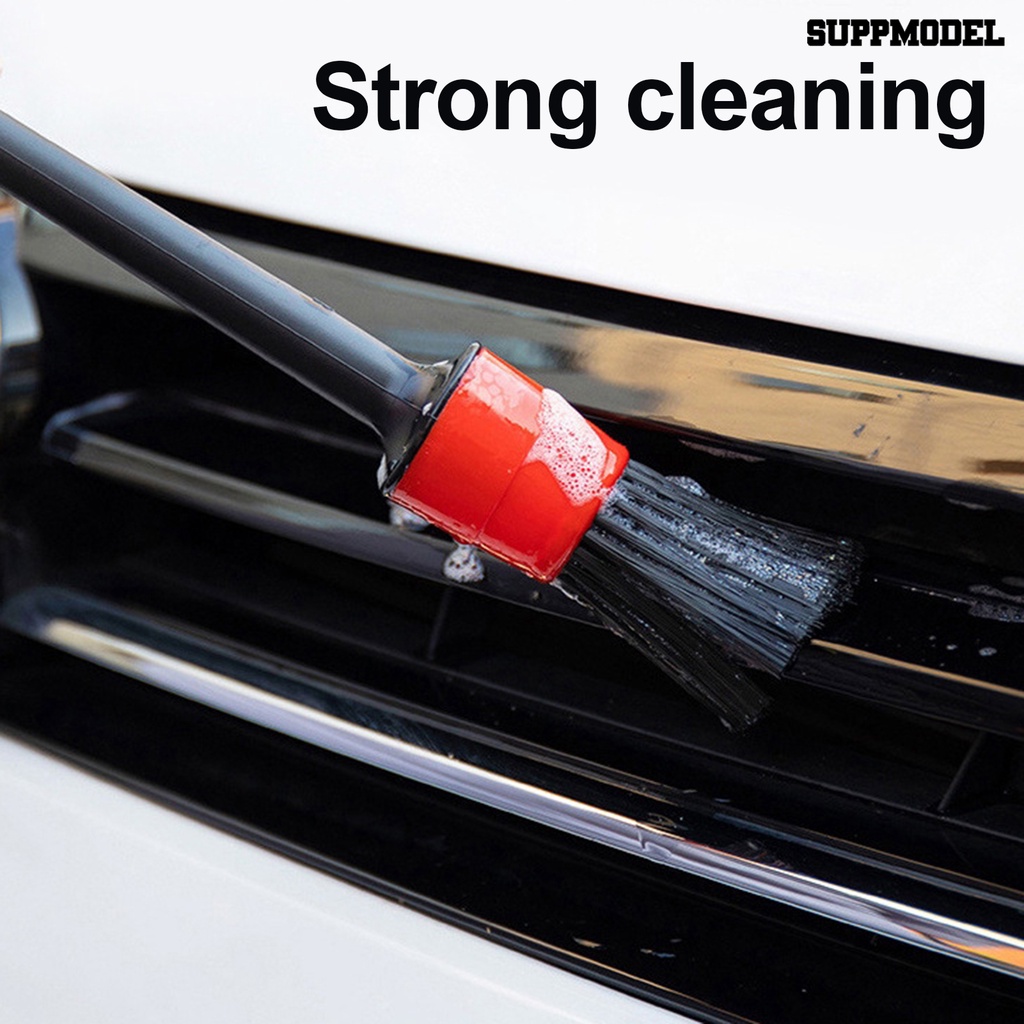 6pcs / Set Sikat Pembersih Interior Eksterior Mobil Multifungsi Gagang Panjang