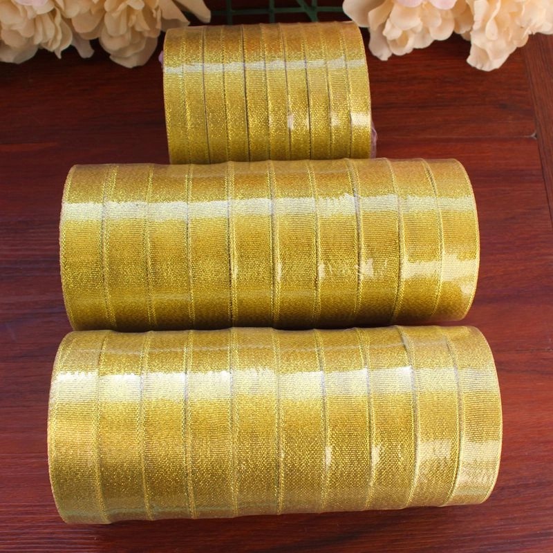 

Pita Emas 1 cm 2 cm Per Rol Harga Termurah Packing Pita kado Gold Emas