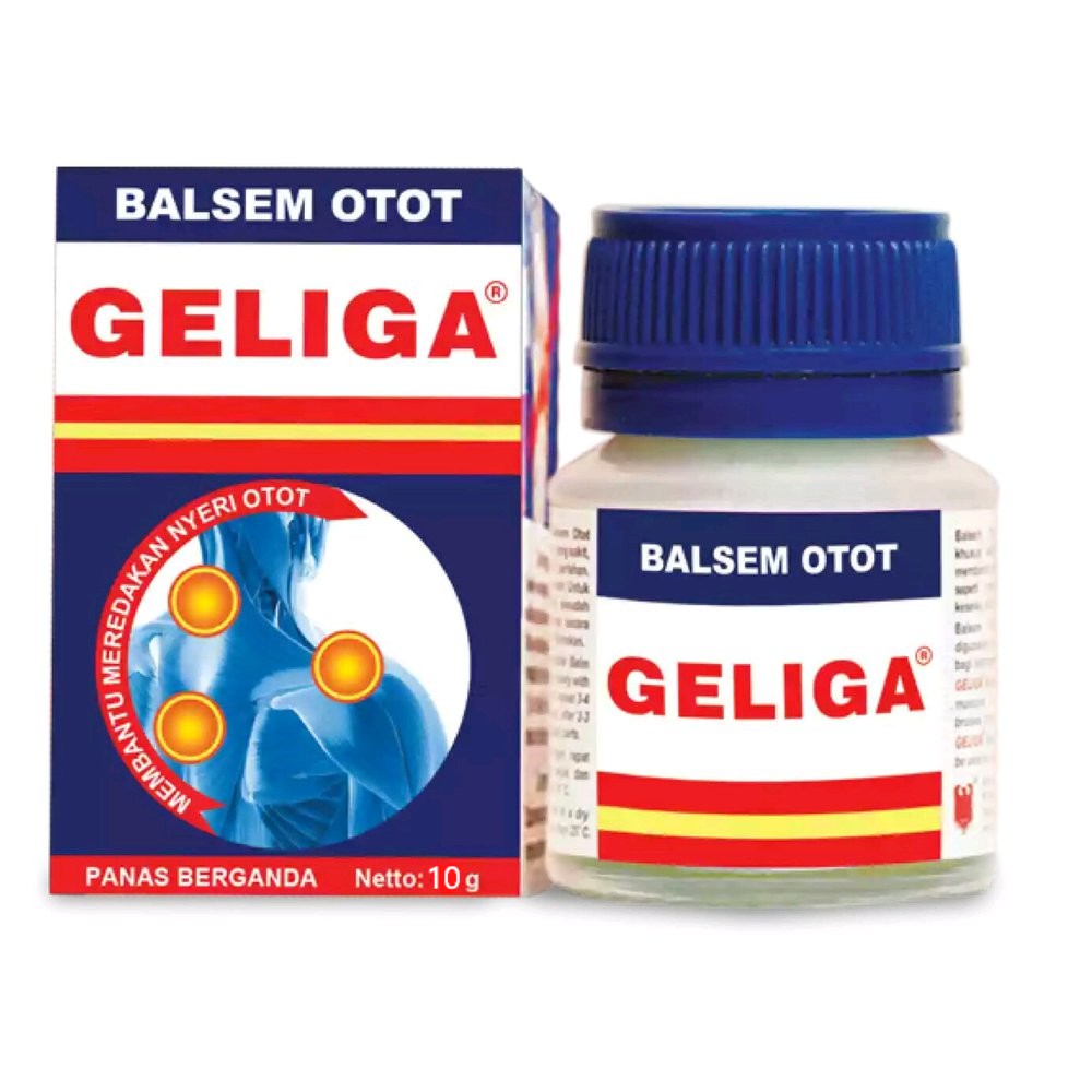 Balsem Otot Geliga 10gr/20gr/megapopok