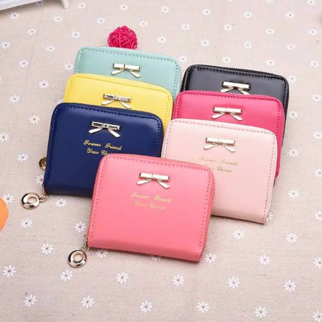 Medan Termurah KD28 Best seller Dompet  cantik Import Dompet simple pita