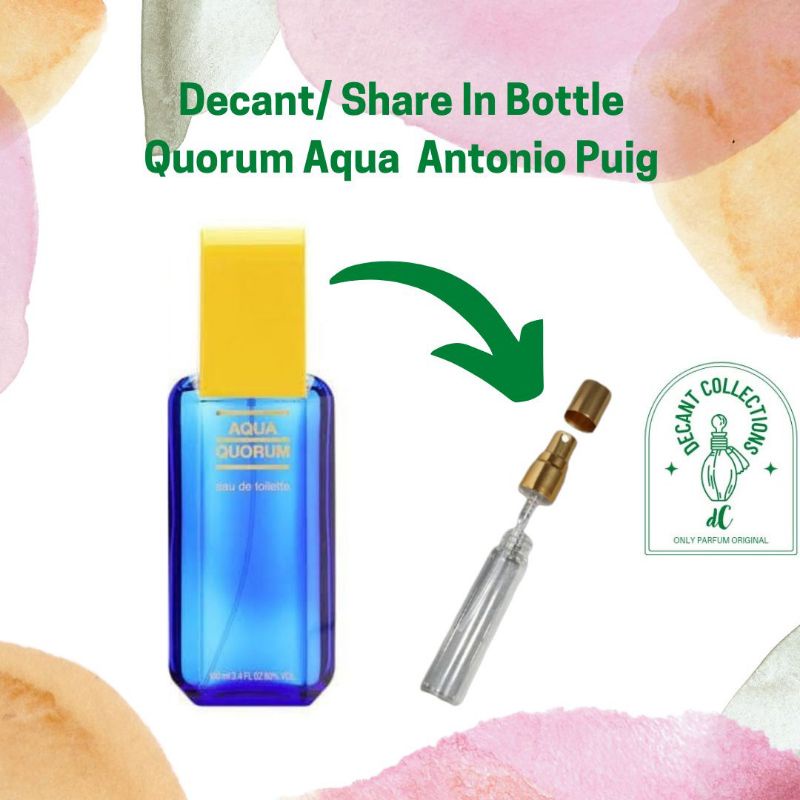 Decant/ Share In Bottle Quorum Aqua Antonio Puig