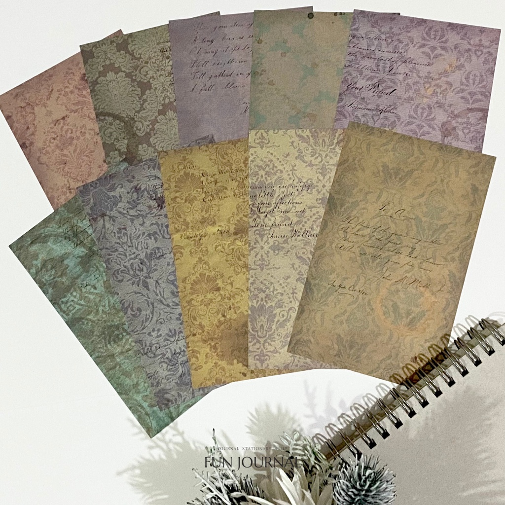 

ANTIQUE DECORATION PAPER UNTUK JURNAL JOURNAL PLANNING PLANNER SCRAPBOOK BUJO DIY