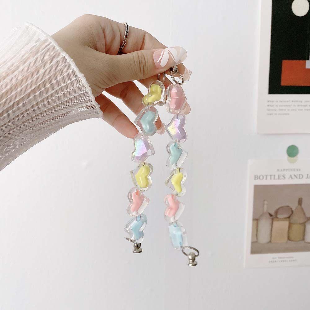 Rebuy Phone Case Drop Hanging Chain Handmade Aksesoris Ponsel Pencegah Jatuh Lanyard Ponsel Bintang Berujung Lima Kabel Gantung Ponsel Case Dekorasi Rantai Ponsel