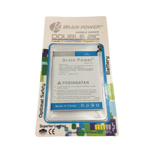 Battery Baterai Batre OPPO BLP615 / NEO 9 / A37 BRAIN POWER DOUBLE POWER 5800 mAH