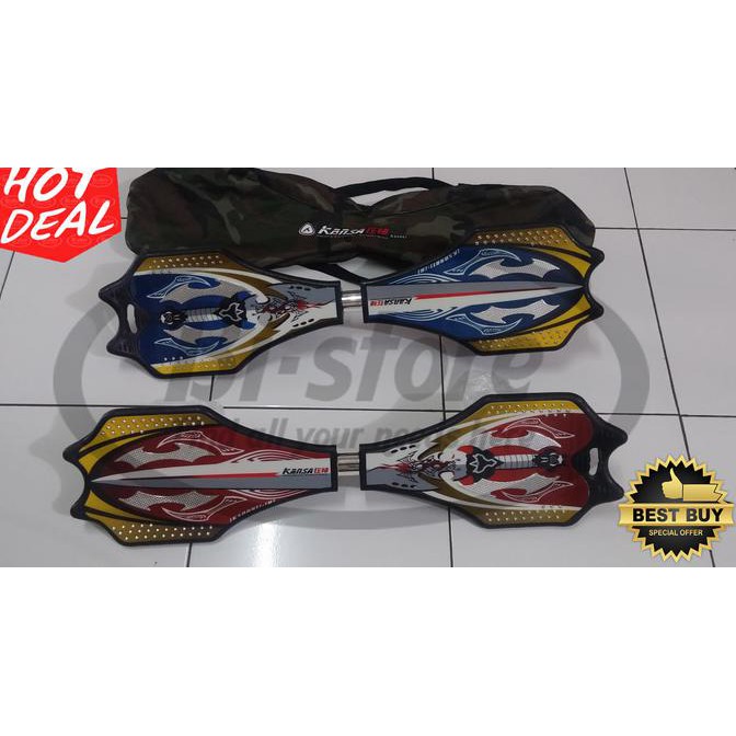 Hot Promo Murah Snakeboard / Waveboard / Ripstick / Skateboard Roket / Swayboard Kansa - 3F860B