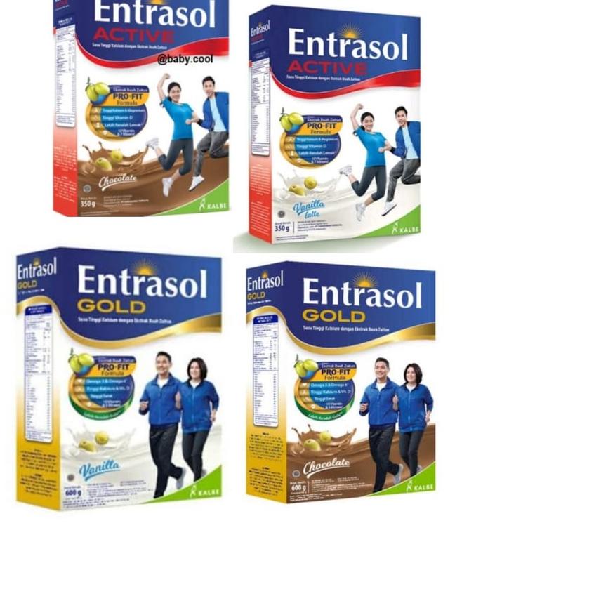 

Terbaik Entrasol Active, Gold 600 gram / Vanila / Chocolate / Sultan Susu !