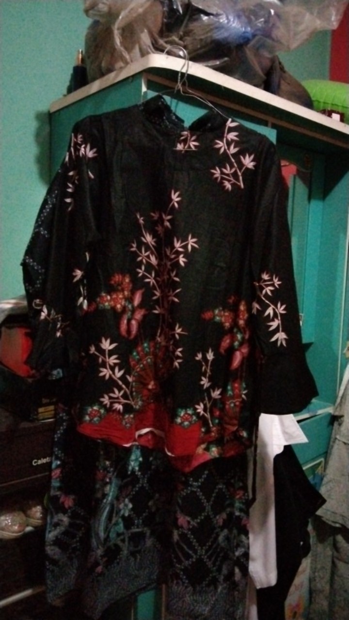 Batik Dolby Dolbi Dobby Doby Tenun Sutra Tulis Katun Atbm Baron Atasan Batik Wanita Sogan Srg308
