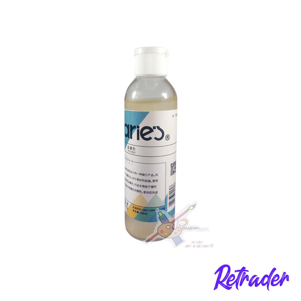 

MARIES RETRADER 180 ML CAIRAN UNTUK MEMPERLAMBAT PROSES PENGERINGAN CAT ACRYLIK
