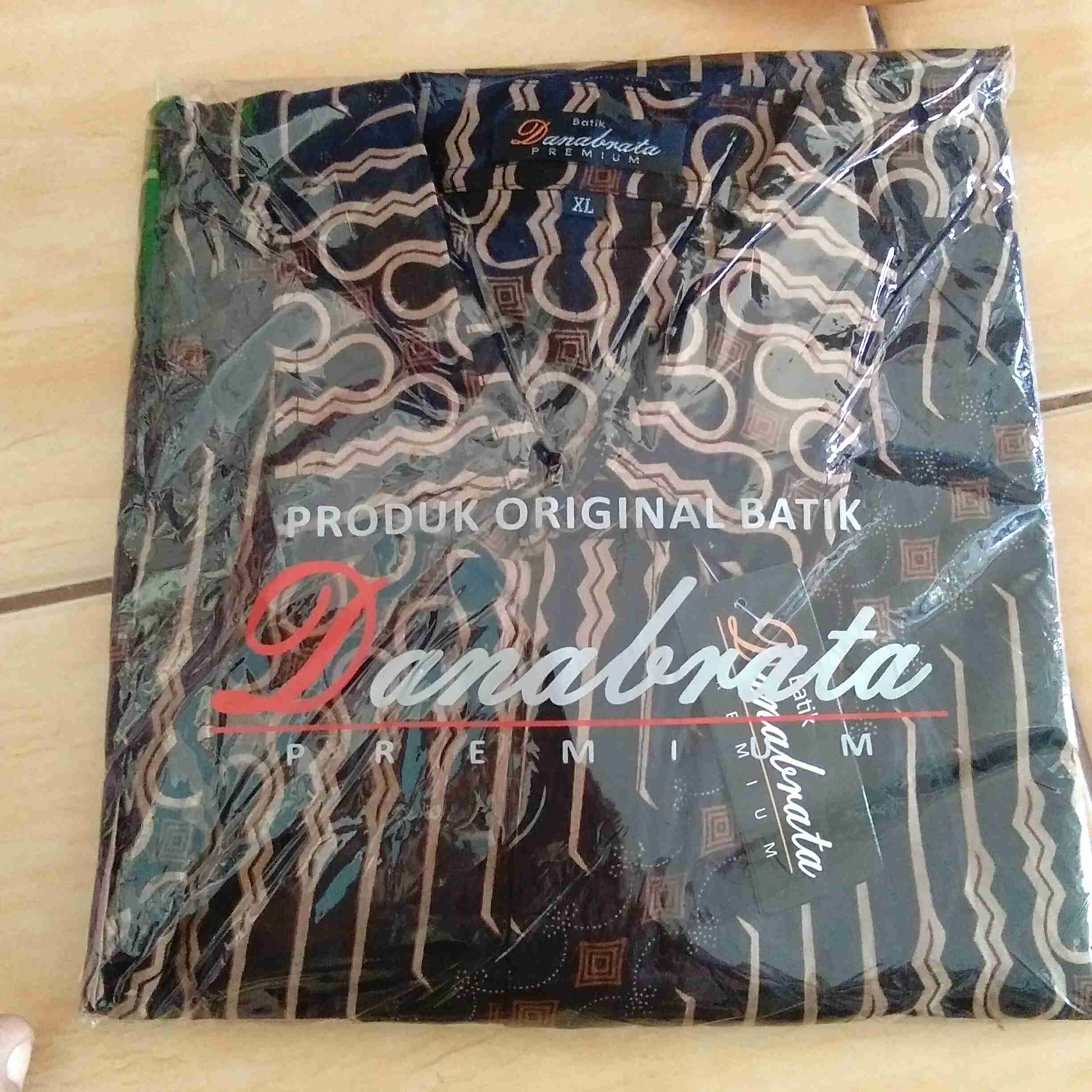 Kemeja Batik Lengan Panjang Danabrata Batik Pria Motif Seno Jarum Size M L Xl Xxl Regularrr