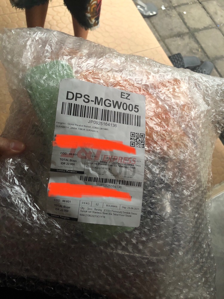 [cod] Packing Bubble Sendok Set Polkadot | Volkadot Stainless Steel 24 Pcs/set