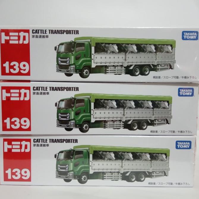 Tomica No 139 Cattle Transporter Truck Diecast Truk Takara Tomy Long