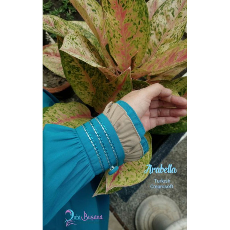 baju gamis syari remaja wanita kelelawar murah terbaru Set Gamis Arabella Seri 2 by Duta Busana