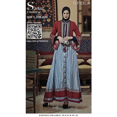 (Cicilan) Gamis Tuneeca Amina T-0522016 By Tuneeca Original