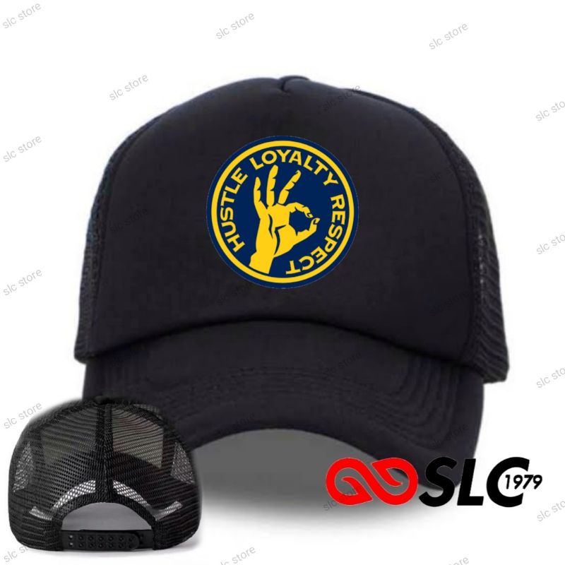 TOPI JARING TRUCKER HAT CAP JOHN CENA CUSTOM NAMA LOGO SENDIRI