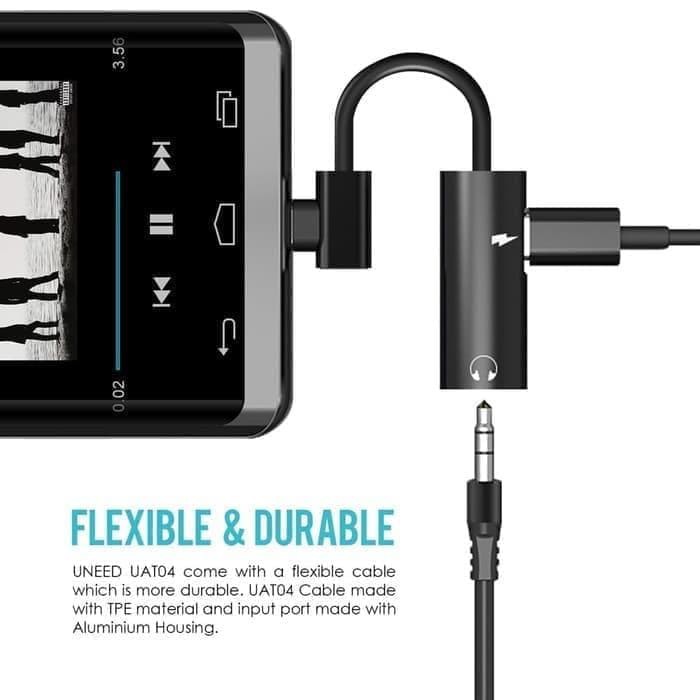 Kabel Converter for Iphone to Audio Jack Female Adapter