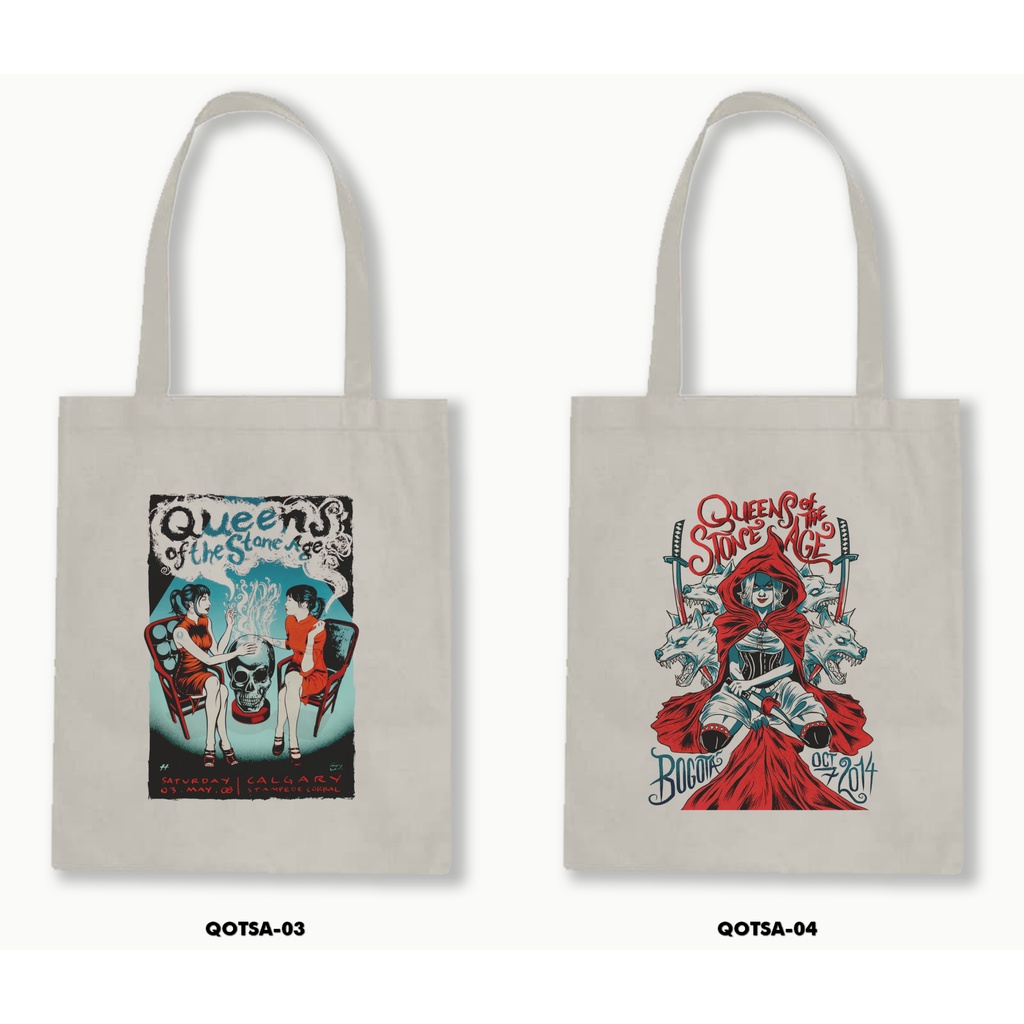 TOTE BAG BLACU - QOTSA/QUEENS OF THE STONE AGE