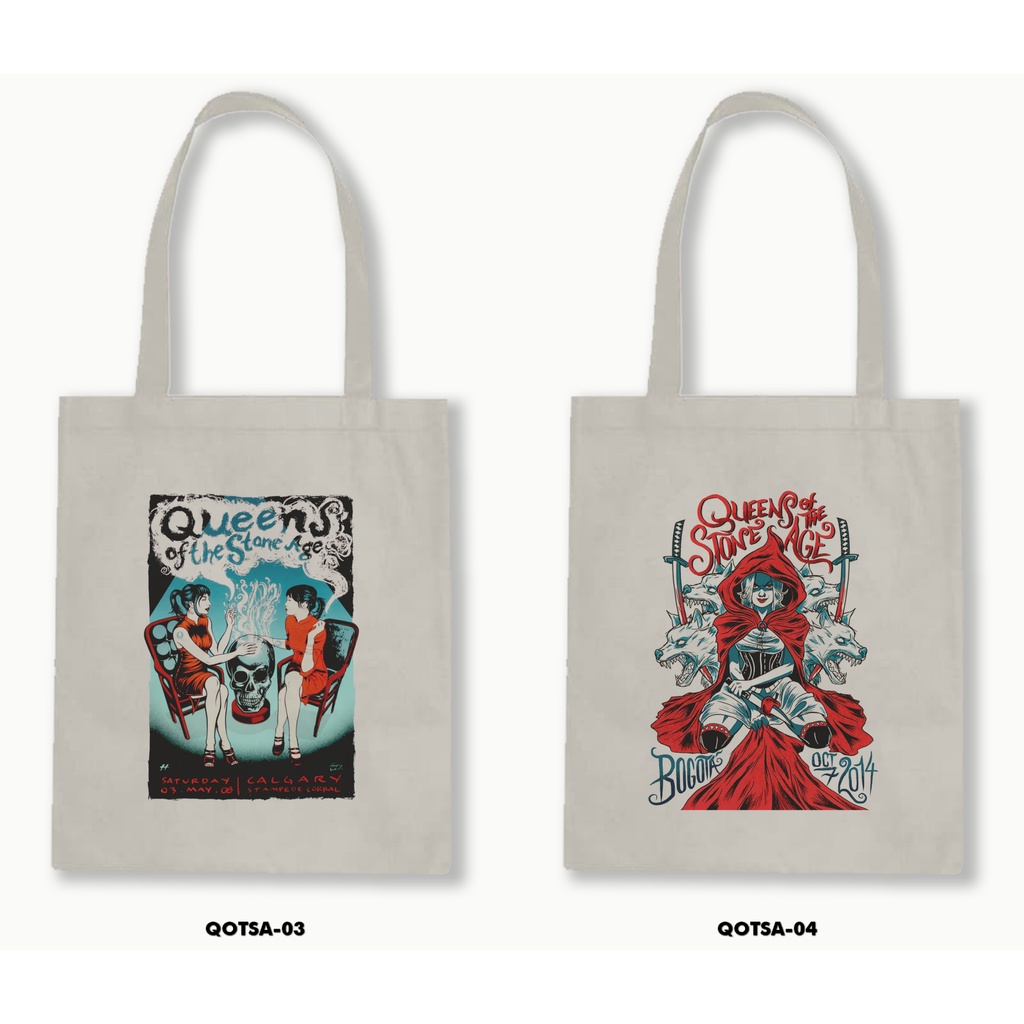 TOTE BAG BLACU - QOTSA/QUEENS OF THE STONE AGE