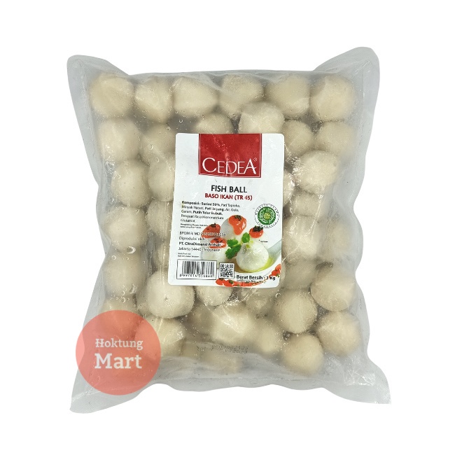 

Cedea Fish Ball Bakso Ikan TR Premium isi 100 (1kg)