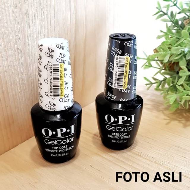 [PAKET] OPI TOP + BASE COAT Nail Gel Polish LED UV Kutek Cat Kuku 15ml