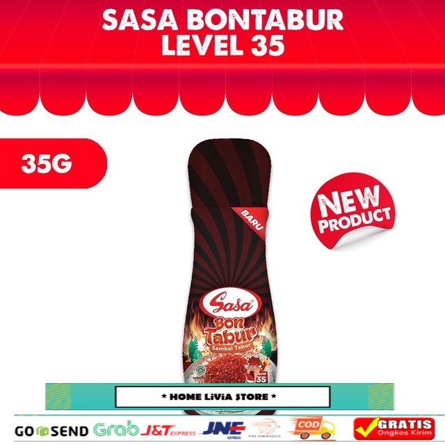 

Sasa Bontabur Sambal Original Level 35 Botol 35gr