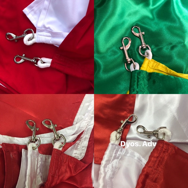 Pengait bendera merah putih cantelan merah putih pengait/cantelan sepasang