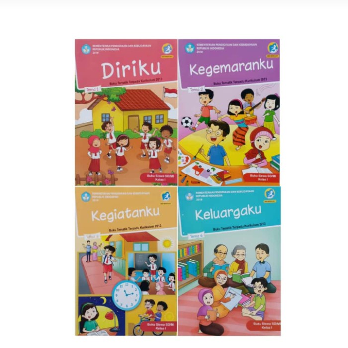 

❤BISA COD❤ buku paket tematik dikbut sd kelas 1 kurikulum 2013 revisi