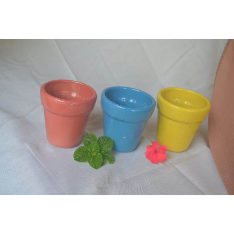 Klaire Pot Bunga Mini Keramik