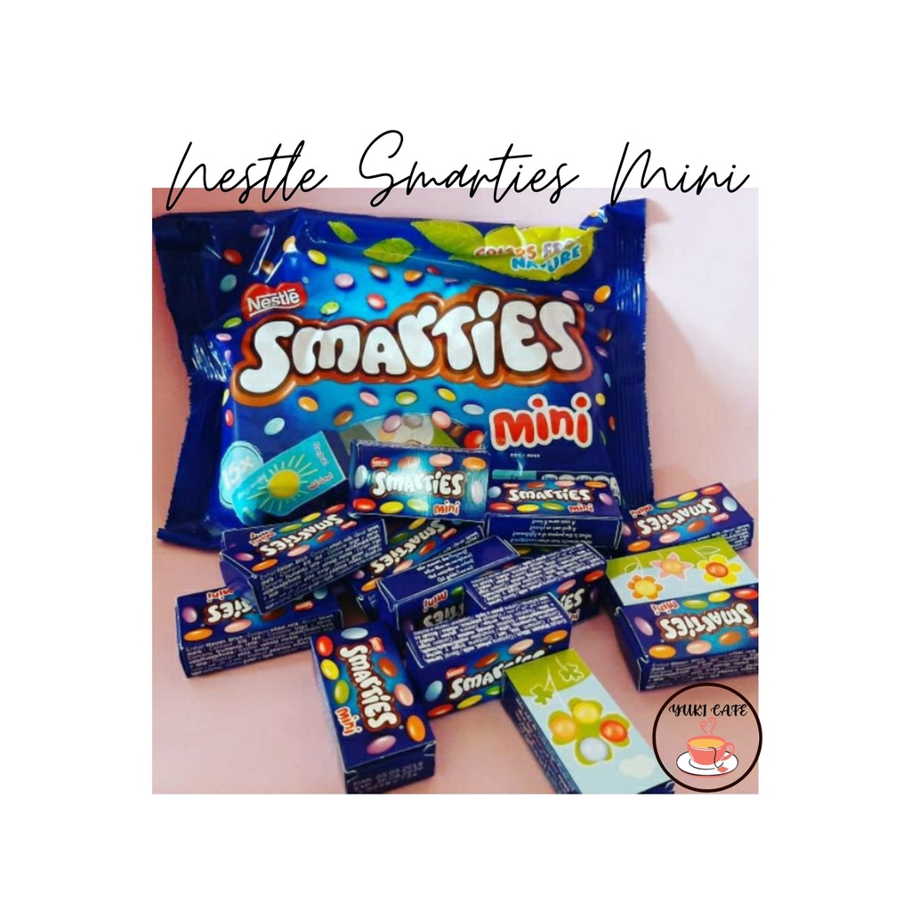 

COKELAT - NESTLE SMARTIES MINI CANDY CHOCOLATE - M&M COKLAT ECERAN