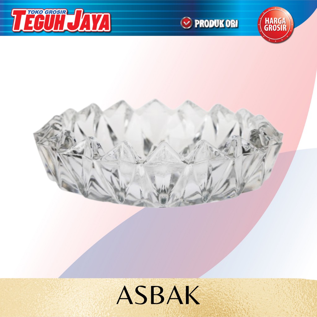 ASBAK BELING KACA KRISTAL AT1551 KEDAUNG | ASBAK BELING UKURAN BESAR