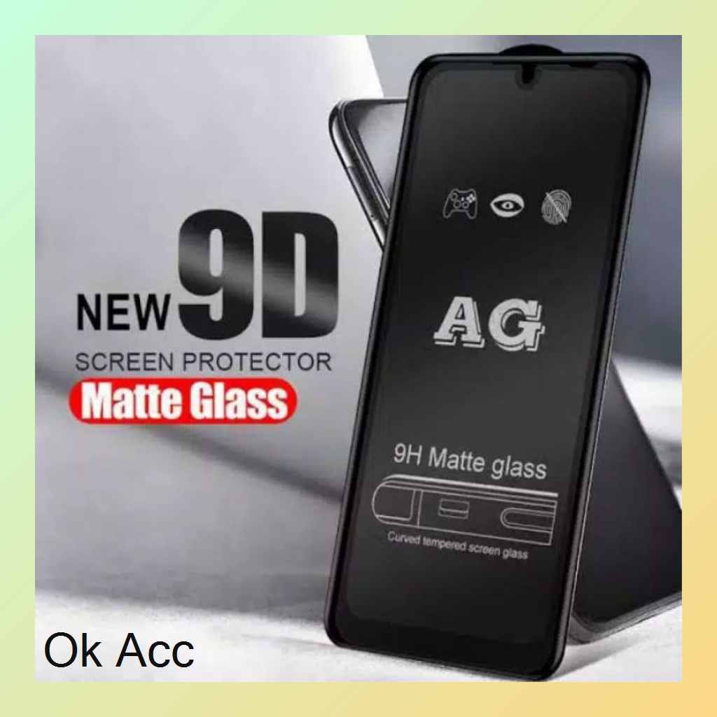 Tempered GLASS matte FULL for Samsung M02 M02s M10 M10s M11 M20 M21 M30 M30s M31