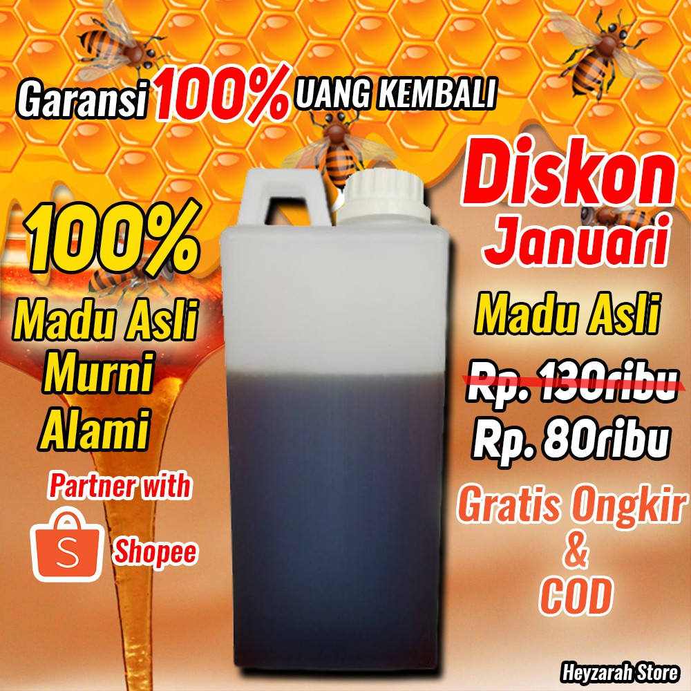 

Madu asli 100% 1kg - madu murni madu asli manis original madu alami