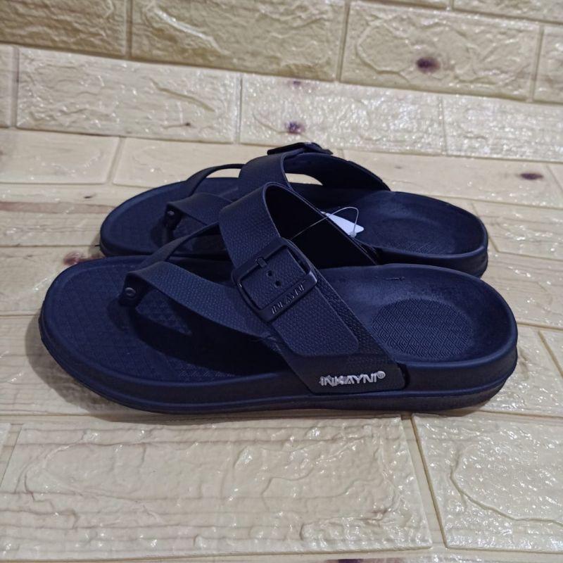 sandal jepit pria original sandal pria anti air bahan full karet empuk