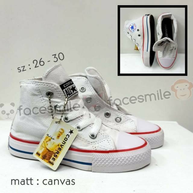 TERMURAH  Sepatu Converse anak kids usia 4 sampai 6 tahun  Bisa Bayar Ditempat