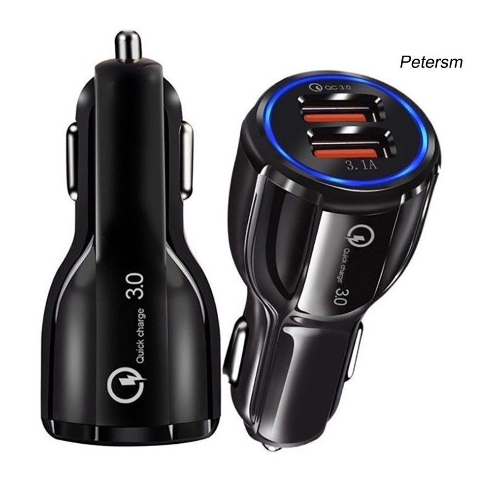 Rxxqc3.0 Charger Mobil 36w Dengan 2 Port Usb