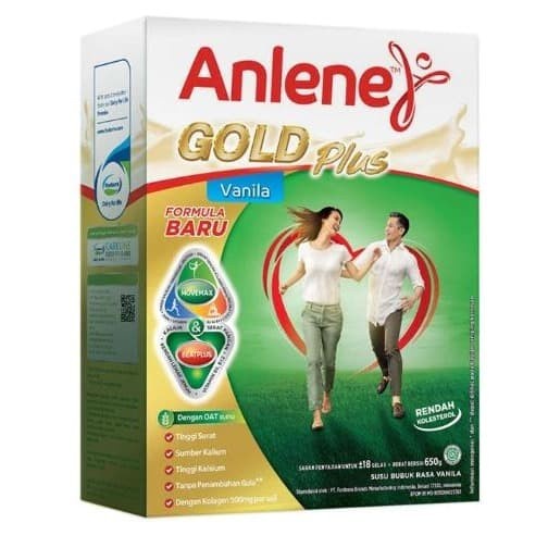 

fe20011vv Anlene Gold Plus Rasa Vanila 650Gr | Susu Lansia Xa201As