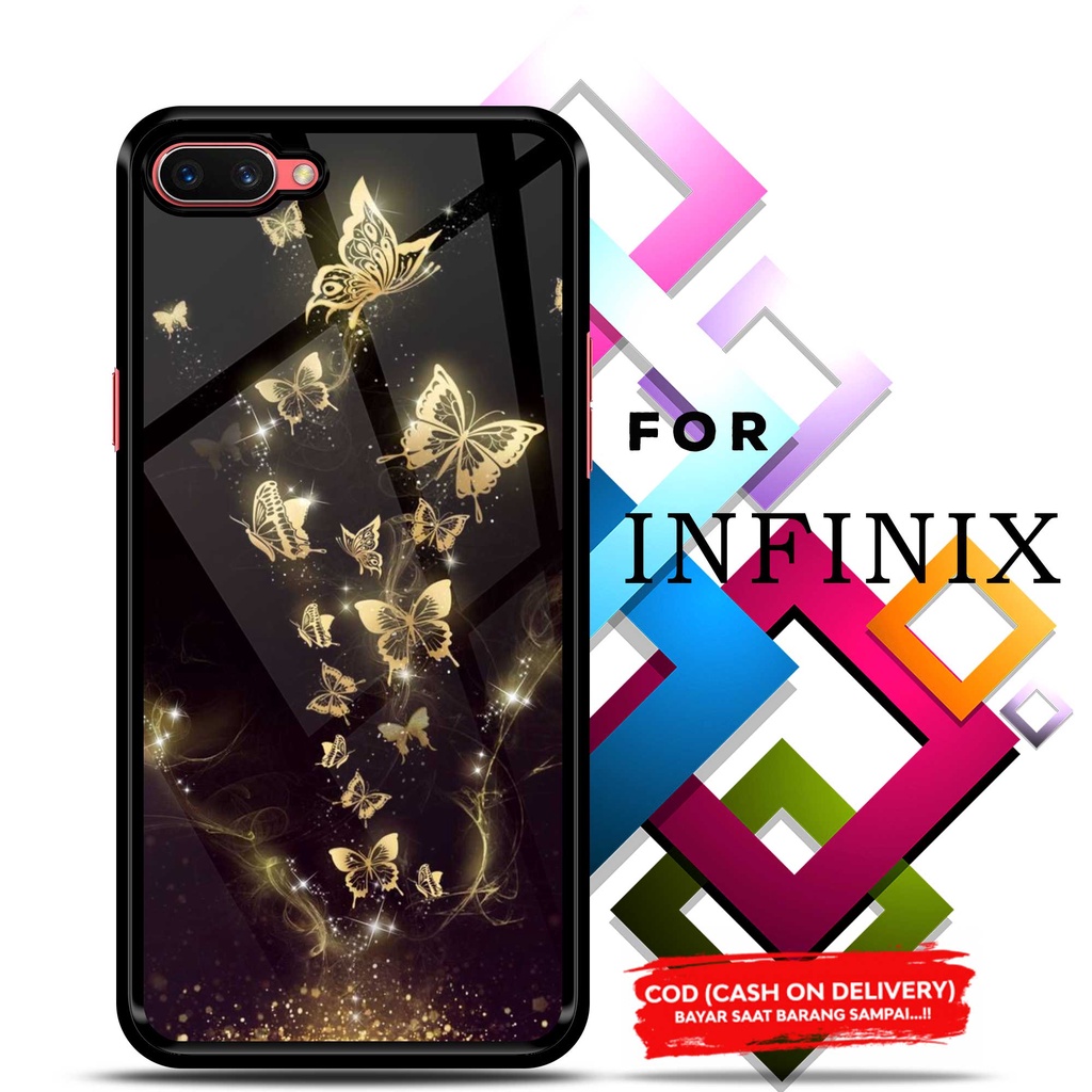 Sentra Custom - Case Infinix Smart 5 Hot 8 Hot 9 Hot 9 Play Hot 10S Hot 10 Play Note 7 FASHION NEON 