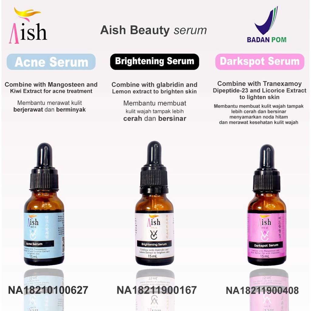 -3SERUM AISH LENGKAP