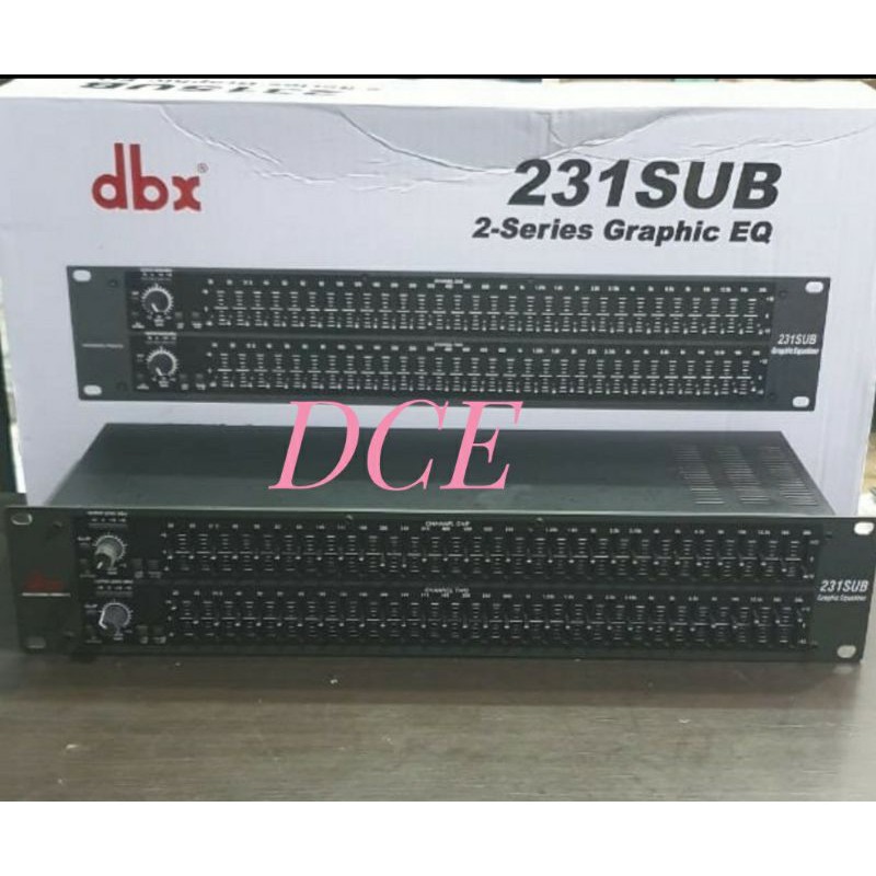 Equalizer DBX 231+SUB 231SUB Grade A++