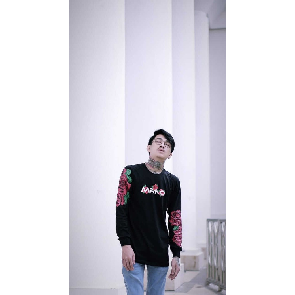 Kaos Distro Pria Wanita Lengan Panjang Tshirt MRKO Kaos Distro Pria Wanita Lengan Panjang Tshirt MRKO